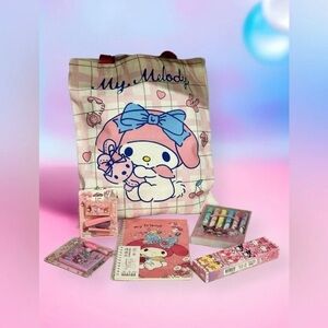 Sanrio My Melody Pink and Blue Kids Accessory Bag